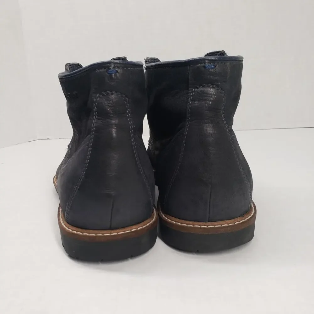 Cole Haan Nathan Chukka Boots Mens 11.5 Blue Nubuck Lace Up C30078 Dress Casual